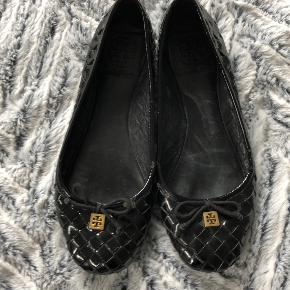 Tori Burch black ballet slippers